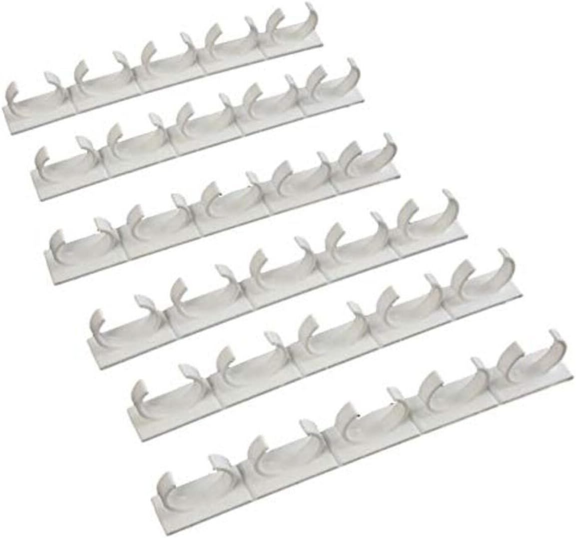 Crazy Chef Spice Clips 30 ct Spice Clips Gripper Organizer Holds 30 Spice Jars – Pantry and Inside Cabinet Organization 3M Adhesive Spice Rack