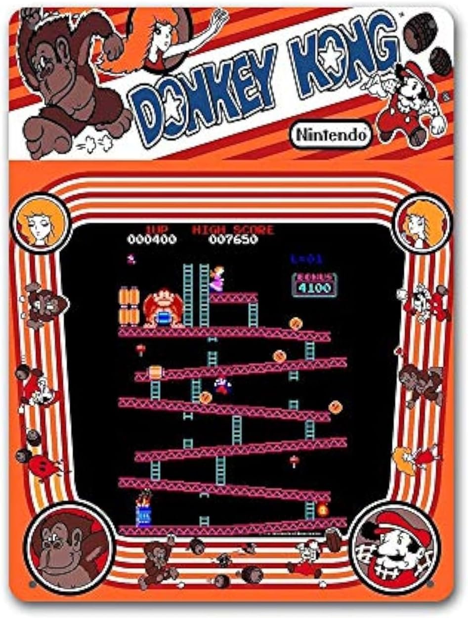 Metal Tin Signs Donkey – Kong Arcade Sign Shop Game Room Man Cave Wall Decor Art Decoration