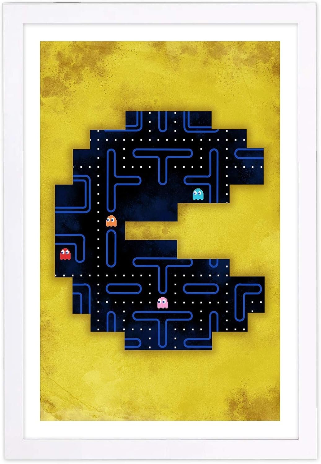 Entertainment and Hobbies Framed Wall Art Prints ‘Classic Arcade Game’