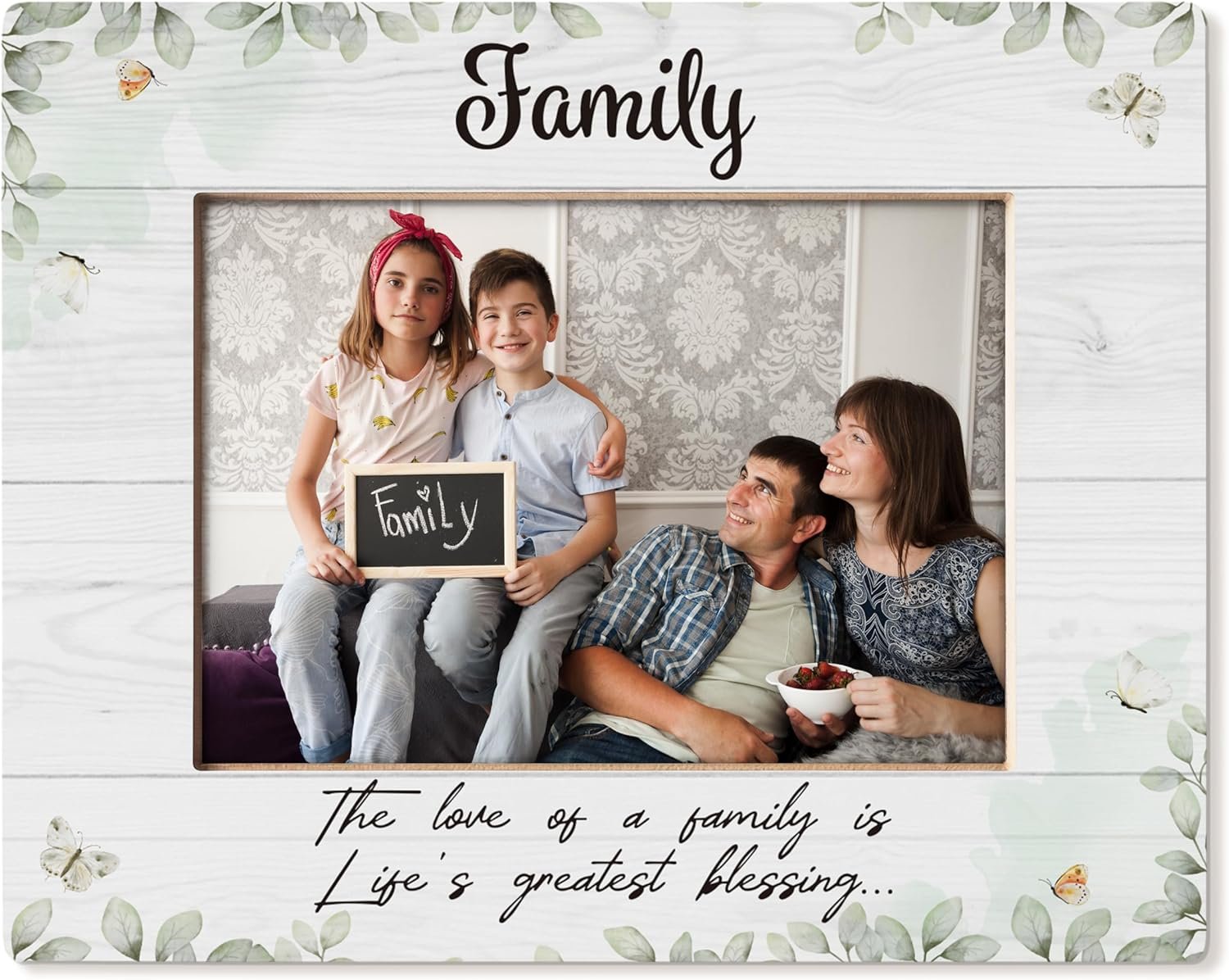 Family Picture Frame 5×7, Family Gifts Photo Frame, Gift for Family, Best Family Gifts, New Home Gifts, House Warming Gifts New Home, Long Distance Family Gifts, Family Gifts Ideas