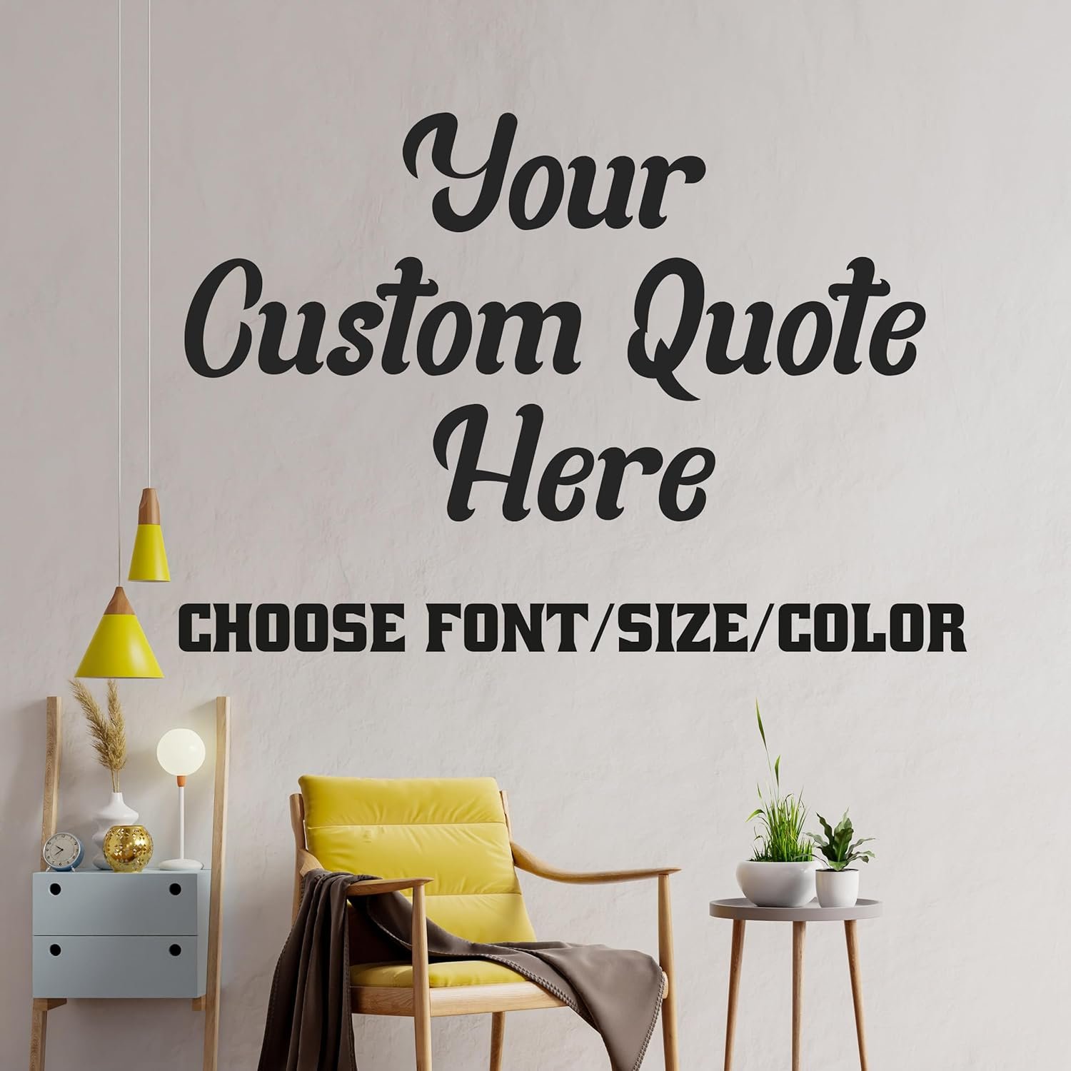 Personalized Custom Vinyl Wall Sticker – Inspirational Wall Decal for Office Decor, Car, Vehicle, Boat – Motivational Wall Art Vinyl Decal with Words Saying