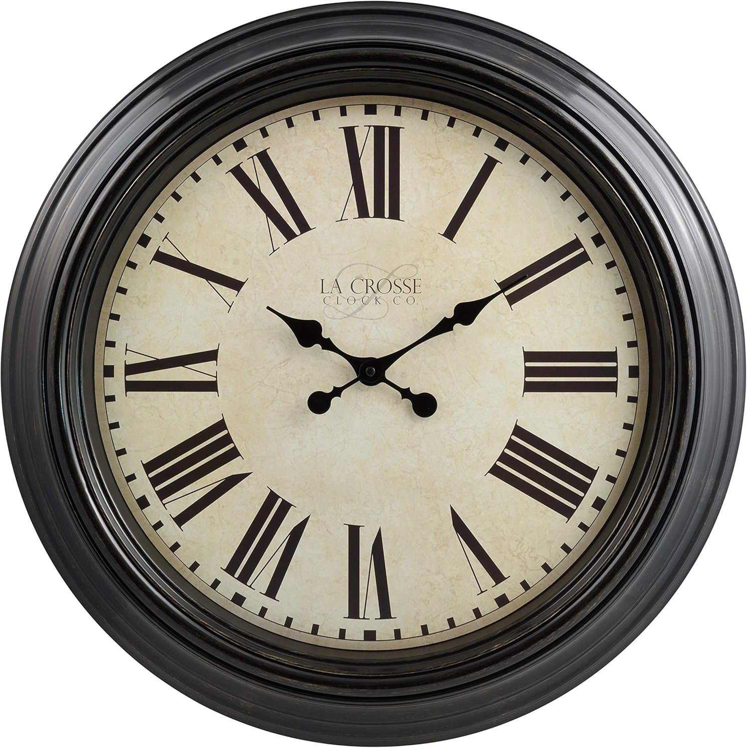 La Crosse Clock 404-2658 23-Inch Maxwell Quartz Wall Clock