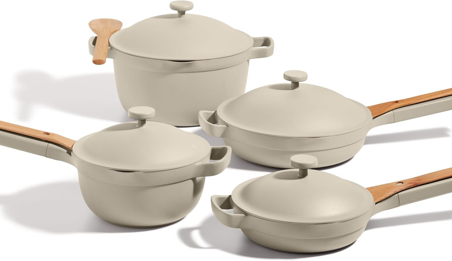 Our Place Cookware Set – 13-Piece Kit Including the Always Pan, Perfect Pot and Spatulas | Multifunctional, Toxin-Free Nonstick | Heat Safe up to 450°F | Oven, Stove, Induction Compatible | Steam