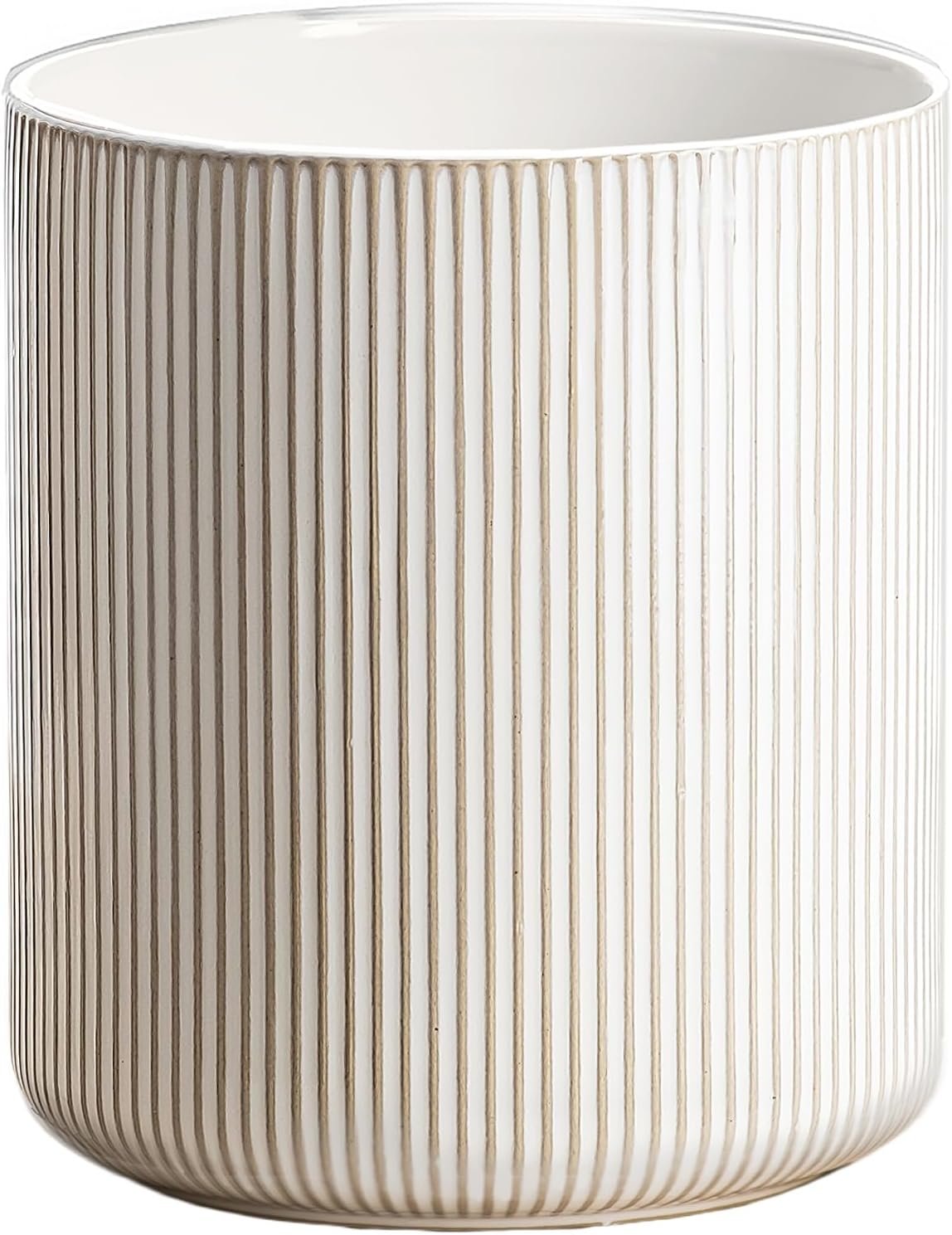 getstar Large Utensil Holder for Kitchen Counter,7.2″ Vintage Ceramic Utensils Crocks Utensil Organizer for Spatula Farmhouse Kitchen Decor